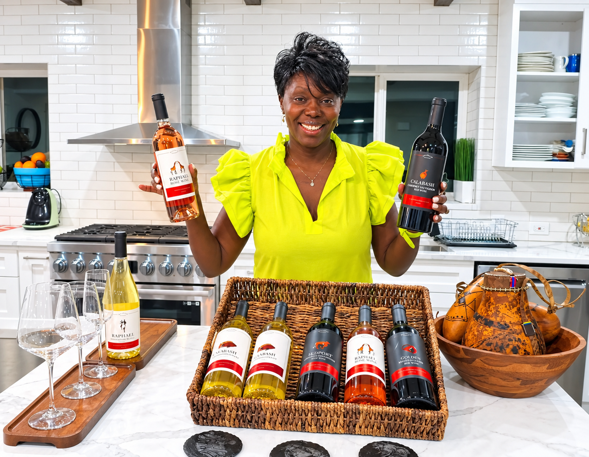 Elegant, African-Inspired Washington Wines